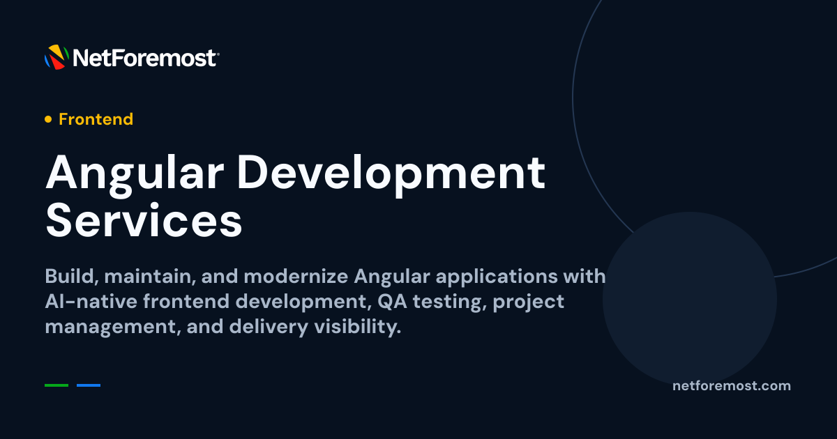 Angular Development Services | NetForemost