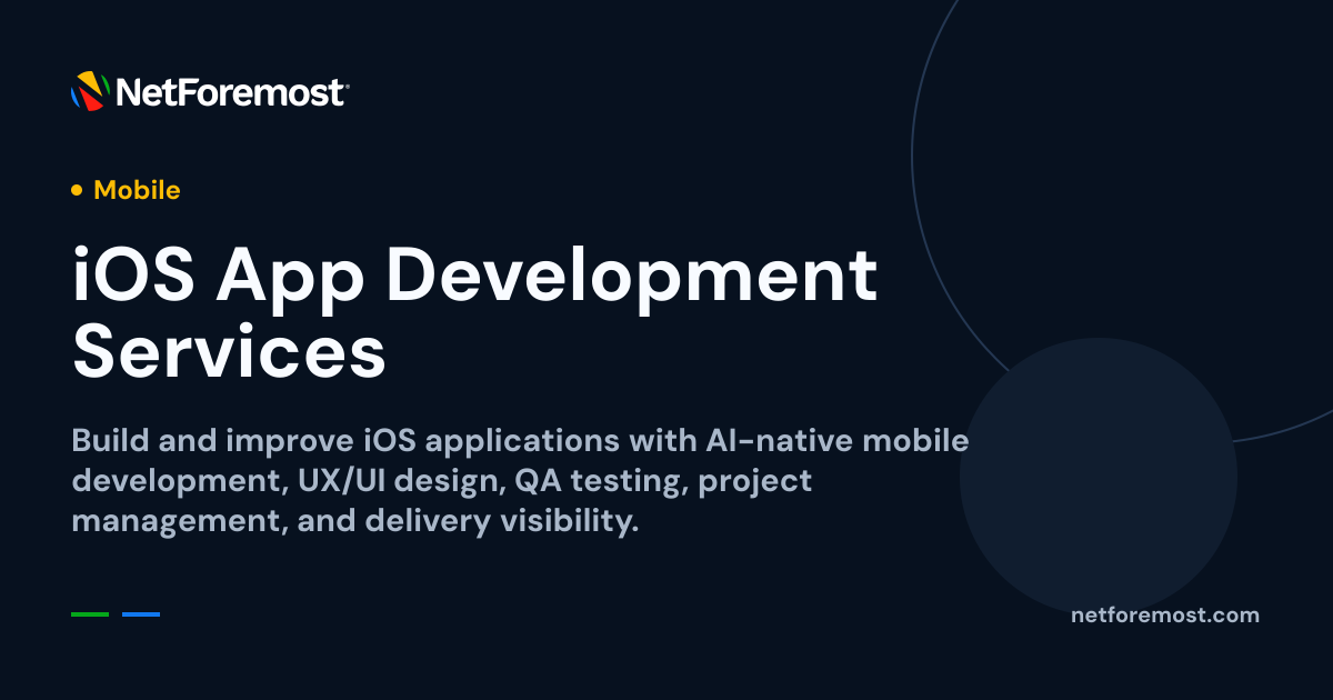 iOS App Development Services | NetForemost