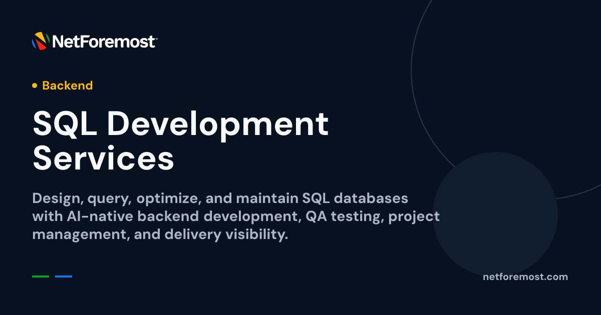 SQL Development Services | NetForemost